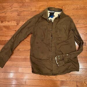 Kavu Brown Button-Up Shirt